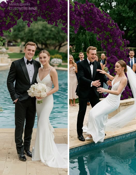 My Groom Pushed Me Into the Pool During Our Wedding Reception and Started Laughing – He Didn’t Expect What I Did Next