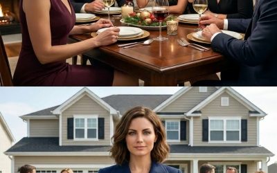 My mother lifted her wineglass at Christmas dinner and smiled like she was offering a blessing. “Your sister bought a house, Anna. When will you finally settle down?” Everyone laughed—until I looked at the house keys in Claire’s hand and recognized