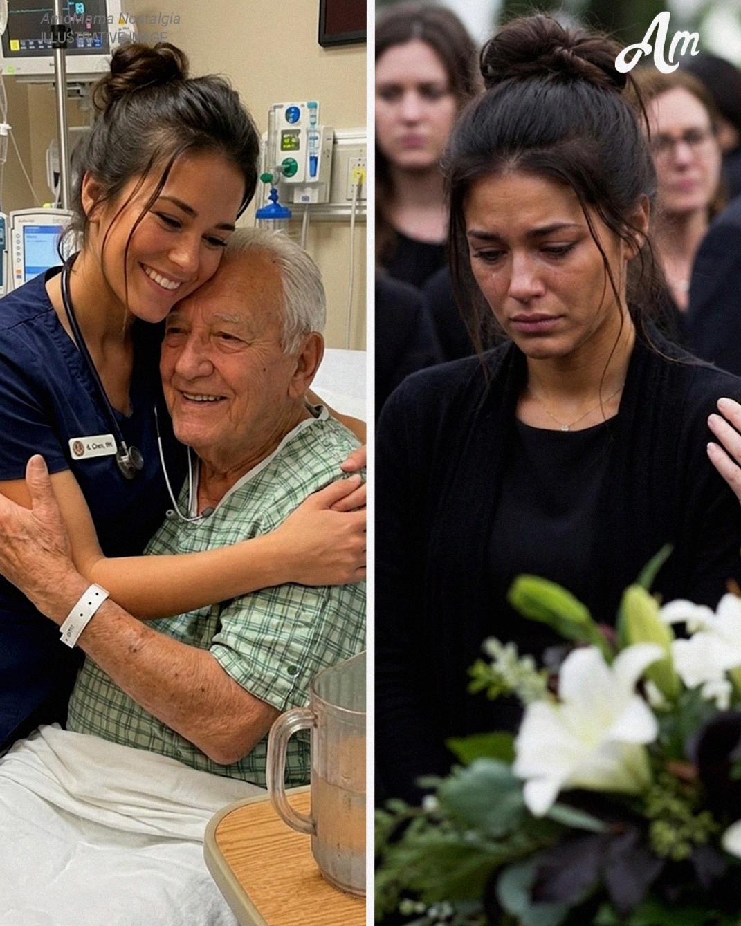 A Nurse Secretly Stayed After Her Shift to Sit with a Dying Patient – The Funeral Changed Her Life Forever