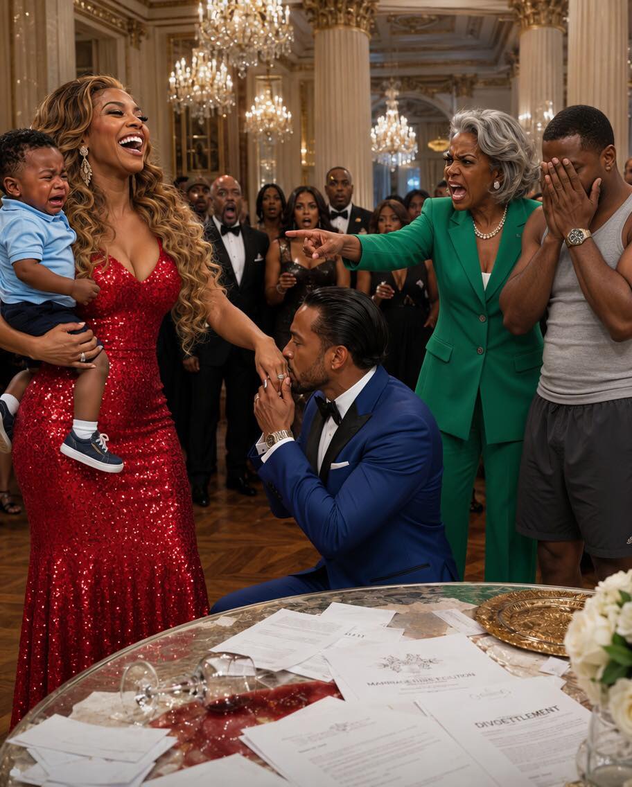My husband called me: “Come home early tonight. My mom is hosting a family dinner.” When I walked in, every relative was already in the living room… but no one was smiling