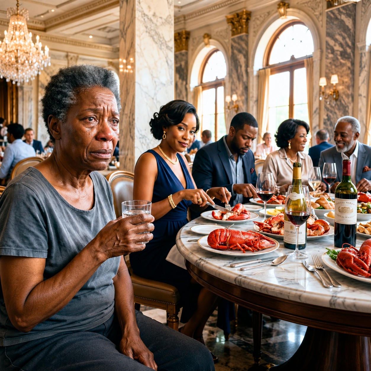 “No Extra Food,” My Daughter-In-Law Told Me—Then Served Her Family Lobster And Drinks Like Royals.