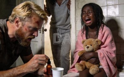 My five-year-old daughter was still bathing with my husband. They stayed there for more than an hour every night. When I ended up asking her what they