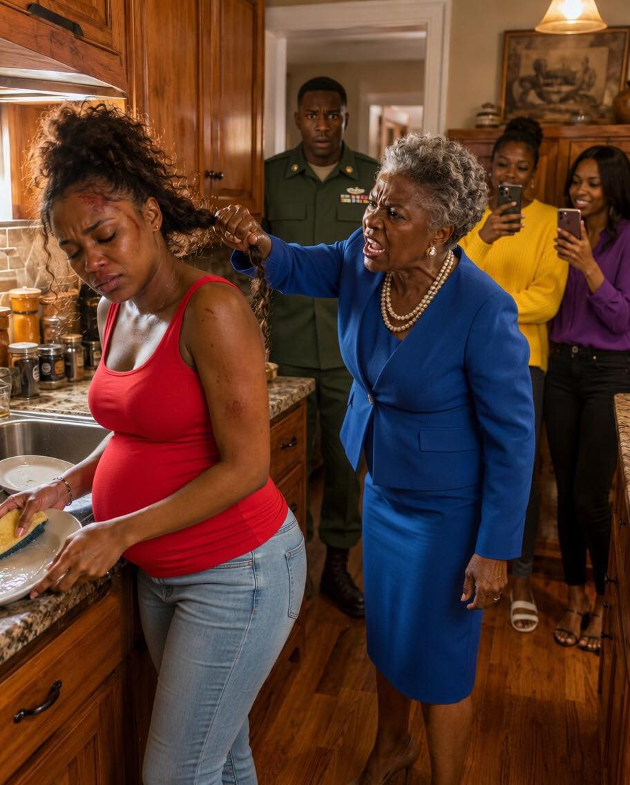 When I saw my eight-month pregnant wife washing dishes alone at ten o’clock at night, I called my three sisters and said something that left everyone silent. But the strongest reaction… it came from my own mother.