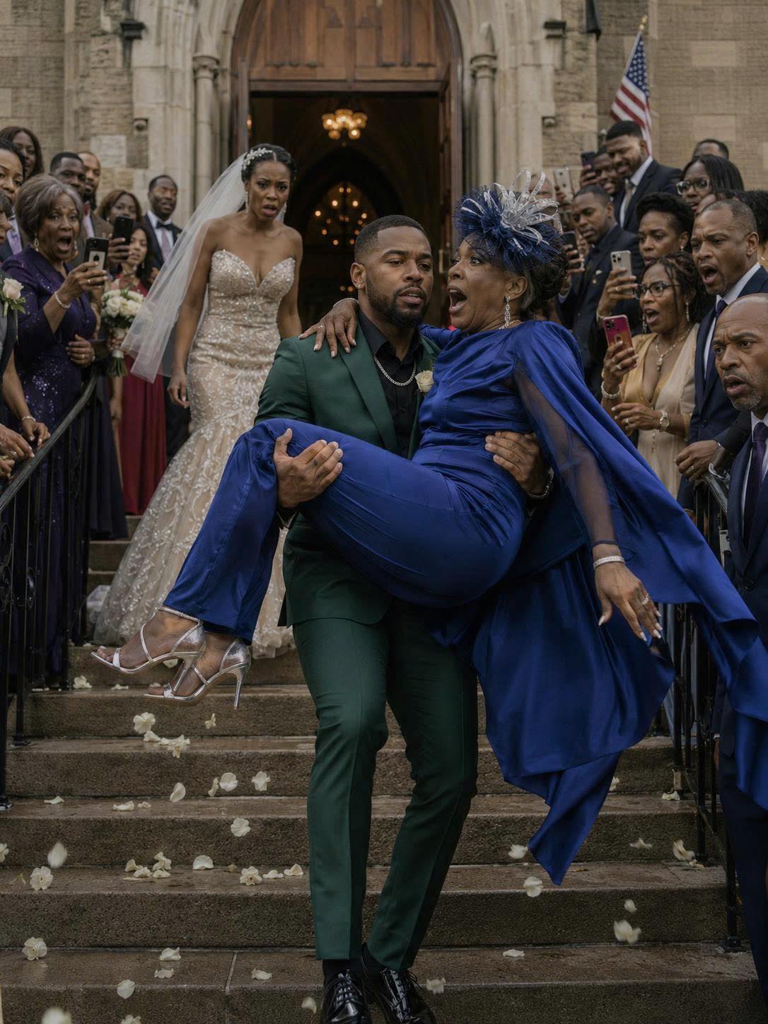 As We Left the Church After Our Wedding Ceremony, My Husband Carried His Mother Instead of Me Because ‘She Wanted to Experience It Too’ – What My Mom Did Next Sh0cked Everyone