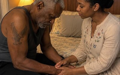 I bathed my paralyzed father-in-law behind my husband’s back… and upon discovering a mark on his body, I fell to my knees as the secret of my past was revealed.