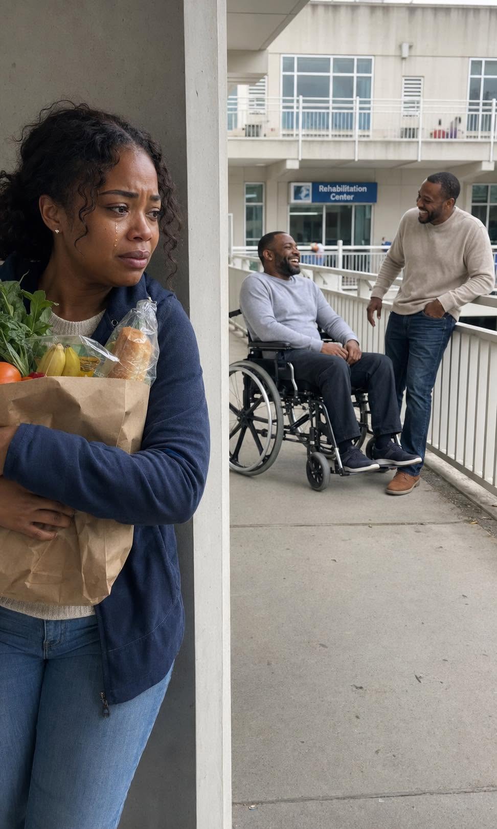 After five years of bathing him, helping him move, and acting as his round-the-clock caregiver, I accidentally overheard my paralyzed husband laughing with a stranger. He casually called me his “free servant” and bragged that he wouldn’t leave me a cent.