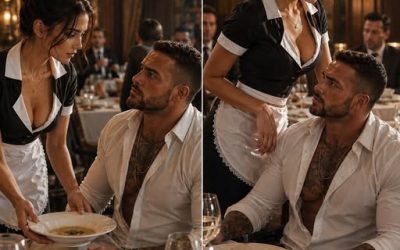 The Mafia Boss Noticed My Hands Trembling While I Served His Table… Then One Quiet Question Changed Everything