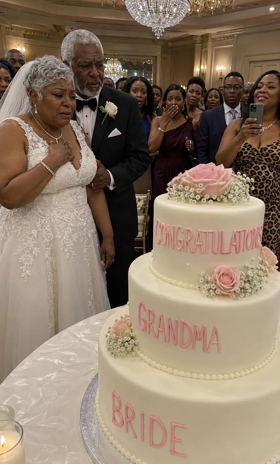 My Sister Sent a ‘Congratulations Grandma Bride’ Cake to My Wedding at 56 – What My Husband Did with It Made Everyone Gasp