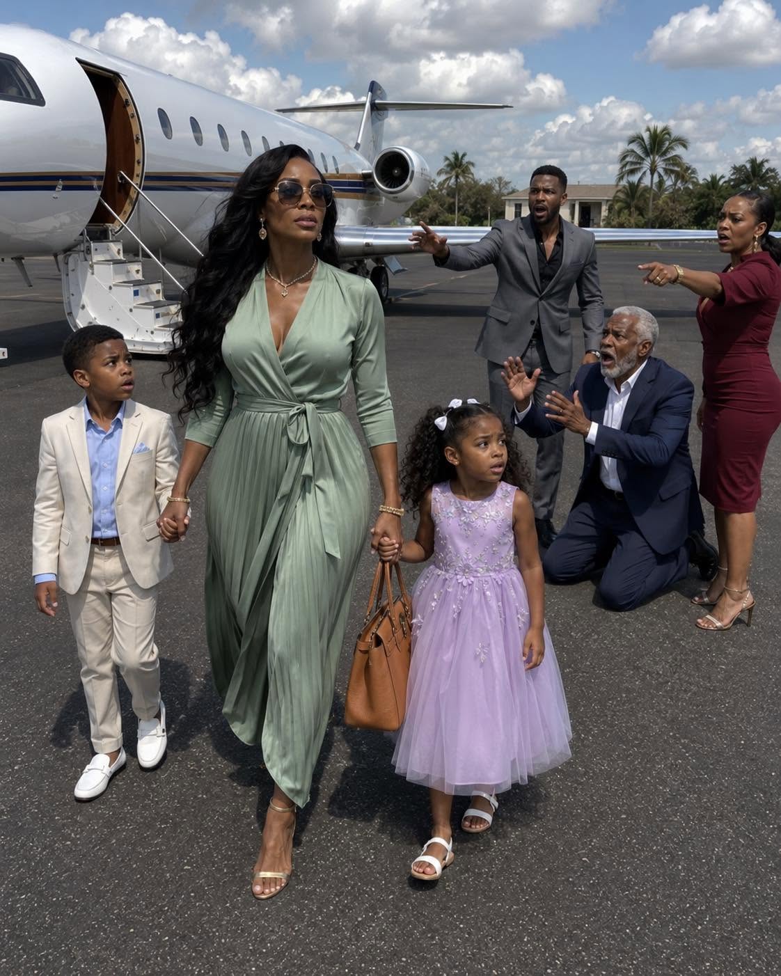 5 minutes after the divorce, I flew abroad with my two kids. Meanwhile, all seven members of my ex-in-law’s family had gathered at the maternity clinic to hear his mistress’s ultrasound results, but the doctor’s words left them stunned.