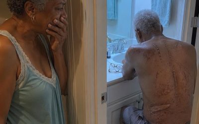 My husband used to lock himself in the bathroom every morning at 4 a.m. for thirty-five years. And the night I finally looked through the keyhole, I understood why he always whispered, “I’m doing this to protect you.”
