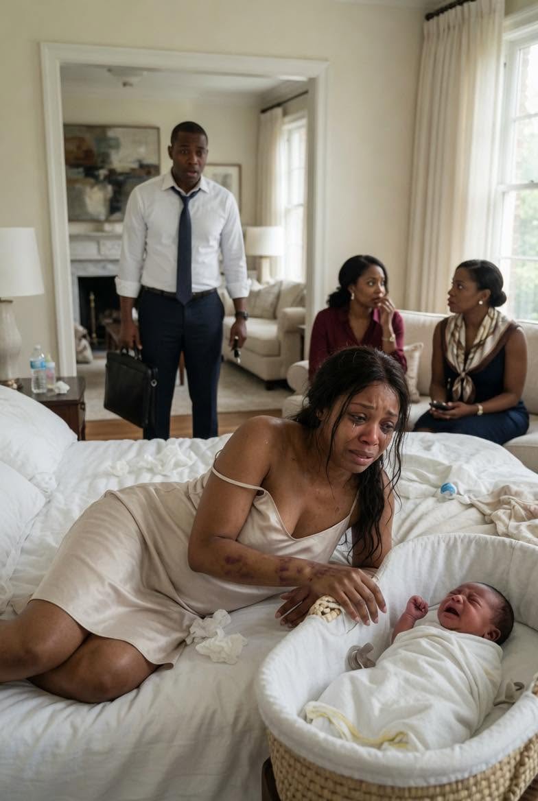 I Returned from a Business Trip to Find My Wife and Newborn Fighting for Their Lives While My Mother Called Her “Lazy” — But a Hospital Doctor Noticed Bruises on Her Wrists and Demanded the Police Be Called “If taking care of a baby is so difficult for you, maybe you never should have become a mother.”