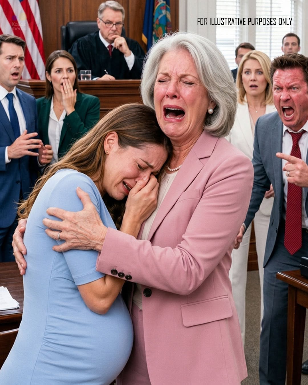 Eight months pregnant at my divorce hearing, the judge gave me nothing. My husband smirked, “Let’s see how you survive.” Then a billionaire walked in and shattered his victory instantly.