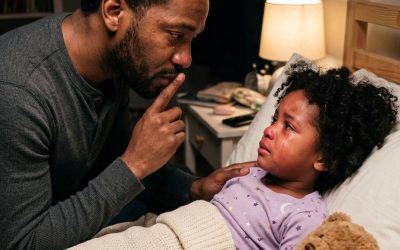 “Dad… my back hurts so much I can’t sleep. Mom said I shouldn’t tell you.”