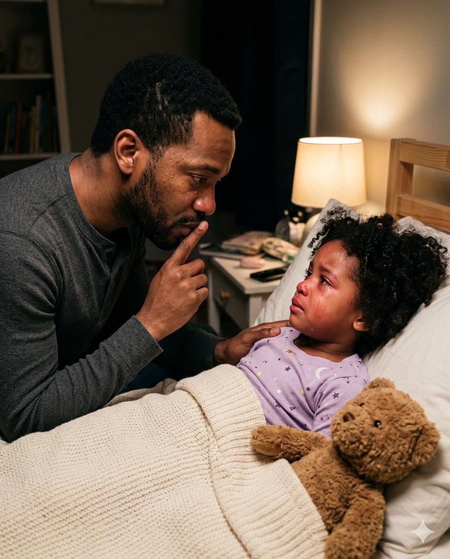 “Dad… my back hurts so much I can’t sleep. Mom said I shouldn’t tell you.”