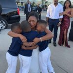 “My billionaire ex-husband sat beside me on a flight just to shame me—then three little boys stepped out of a Bentley and ran toward me, calling, “Mom!”