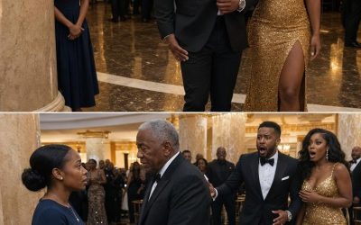 My husband hid me at the party for being embarrassed of my cheap dress… but his career crashed when the billionaire boss recognized my necklace and fell to his knees uncovering 1 30-year secret