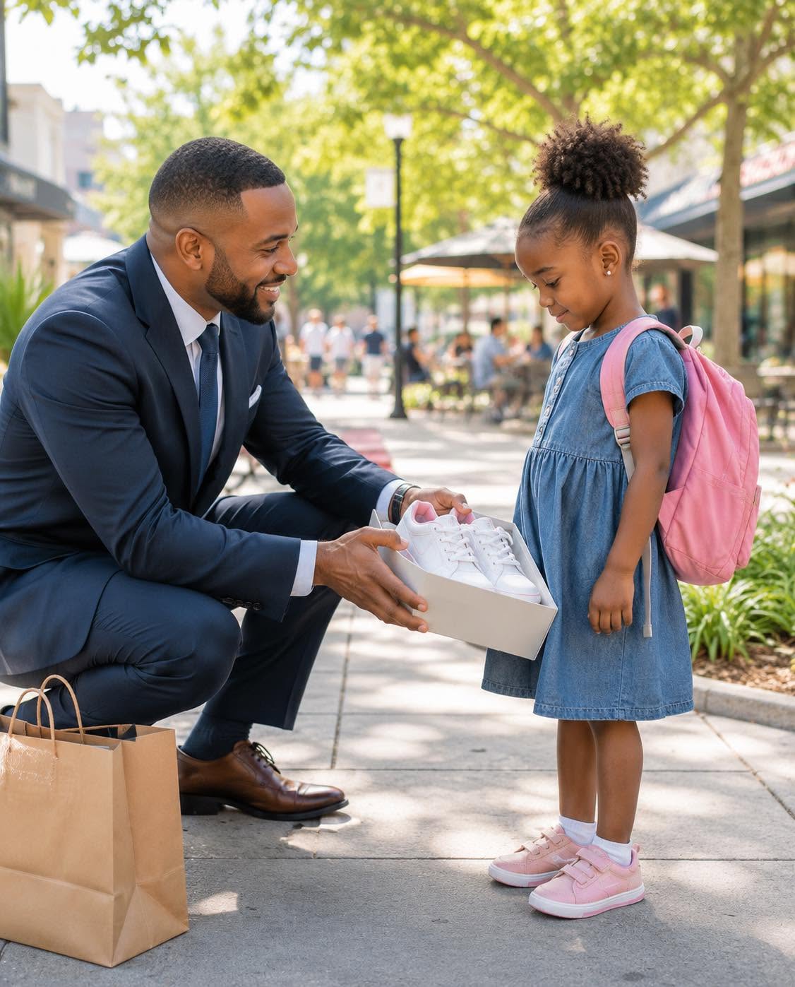 A little girl stopped me on a busy city sidewalk and asked for a pair of school shoes. The shoes cost me just . What I didn’t know was that her desperate promise to repay me one day would lead me to a dying secret, a struggling mother, and a truth powerful enough to change my life forever.