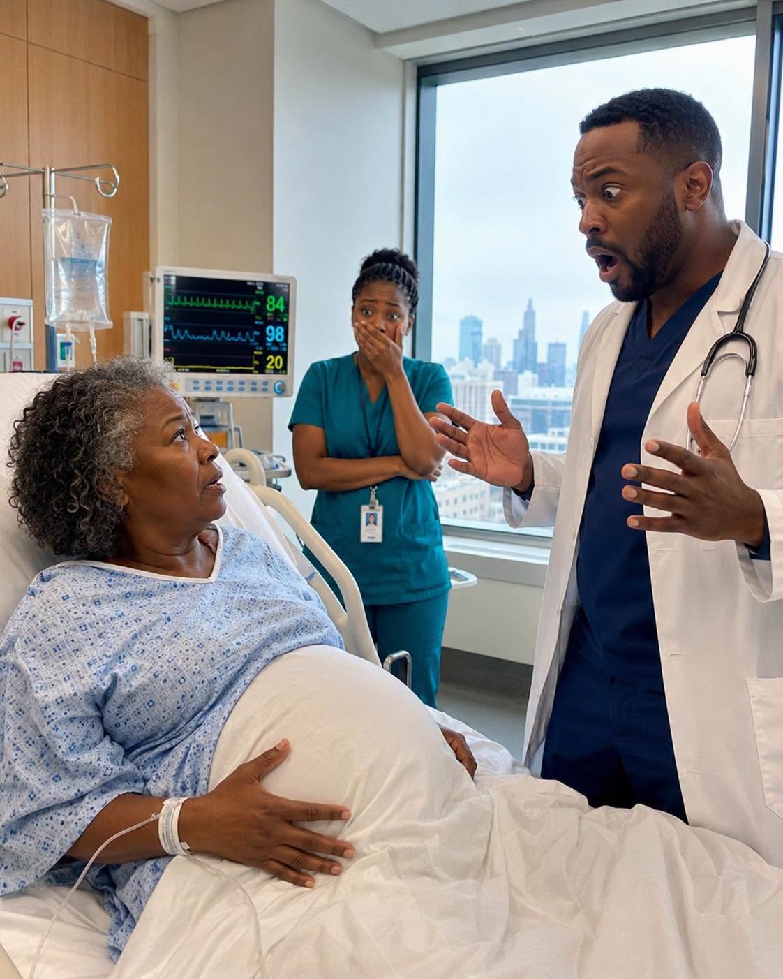A 65-year-old woman was stunned to discover she was preg.nant—but when the time came to give birth, the doctor’s examination revealed something that left everyone in sho.ck.