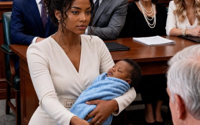I walked into court holding my newborn son while my husband’s lawyer smiled like I was already defeated.