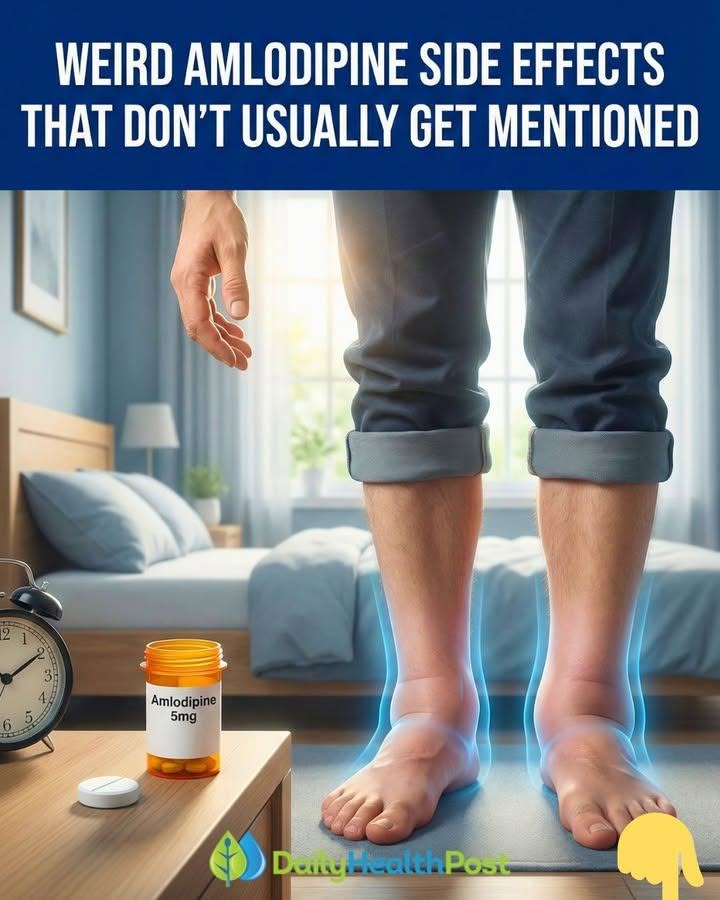 Weird amlodipine side effects that don’t usually get mentioned