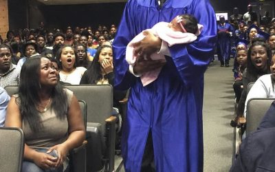 They Laughed When My Son Walked Across His Graduation Stage Holding A Newbo.rn — One Woman Whispered “Just Like His Mother”… But What He Said Next Left The Entire Room Silent