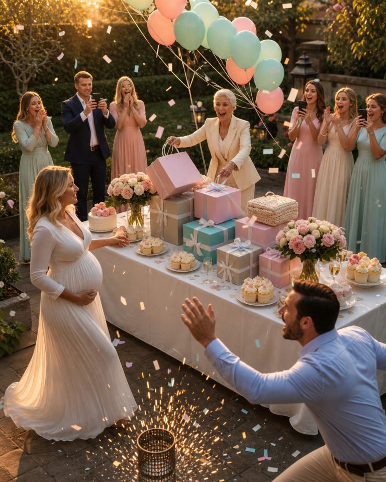 At My Baby Shower, My Mother-In-Law Tried to Take Over Naming My Child — When I Refused, She Lost Control, but Minutes Later the Truth Put Her in Handcuffs