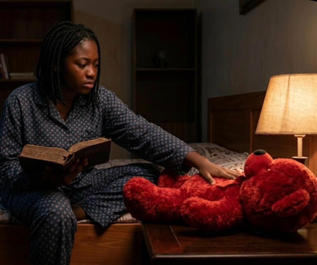 My Dad is a Pastor, but every night, he ties a Red Towel and bows down to a Teddy Bear in the Sitting Room Z.
