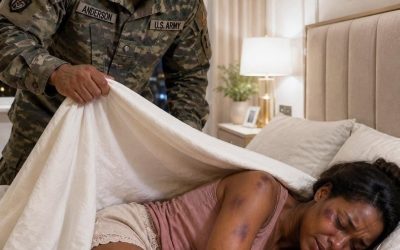 After months away on duty, I came home expecting my wife’s embrace, but she flinched from my touch like I was a stranger. One night I lifted the blanket, searching for proof she had betrayed me, and froze at the bruises covering her body.