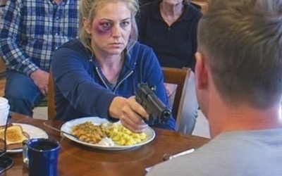 HE CAME DOWN SMILING AFTER HITTING YOU… THEN HE SAW WHO WAS WAITING AT THE BREAKFAST TABLE