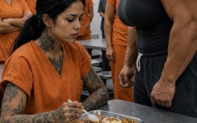 The most feared prison inmate decided to humiliate the newcomer, taking the food in front of all the inmates