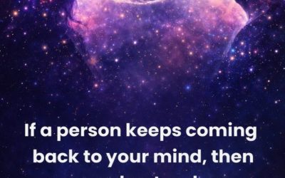 When Someone Keeps Appearing in Your Thoughts