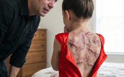 part 2 My 8-year-old daughter sent me a text saying, “DAD, COME TO MY ROOM. JUST YOU.”—then she turned around ana and showed me the maddon handprints covering her back 1
