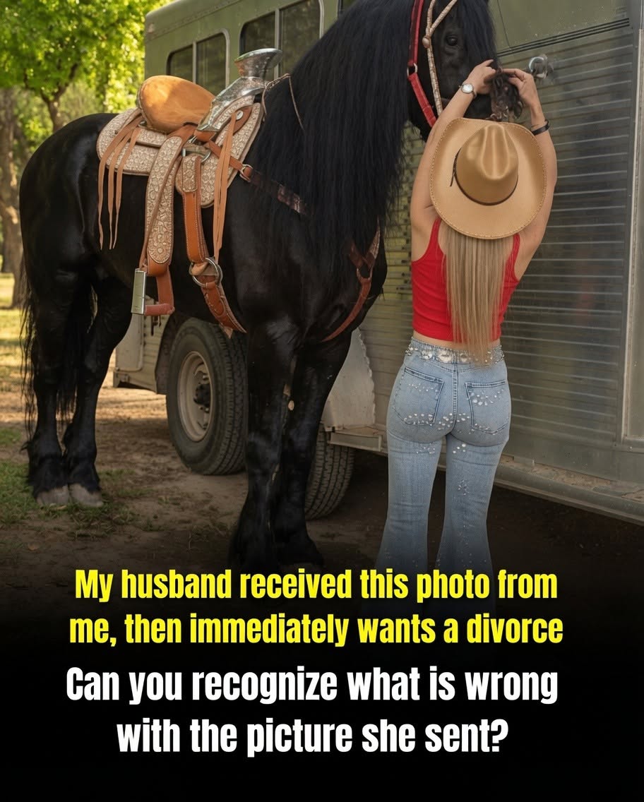 Can you recognize what is wrong with the picture she sent? The answer is in the first comment.