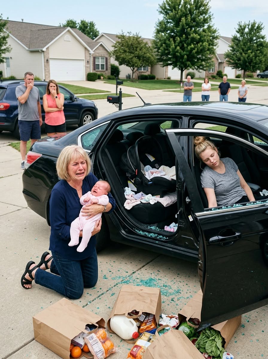 My son-in-law and his mistress abandoned my daughter and her three-week-old infant inside an unbearably hot locked car. After I shattered the window and pulled them out, my daughter barely managed to whisper, “Tyler and Vanessa…” before losing consciousness.