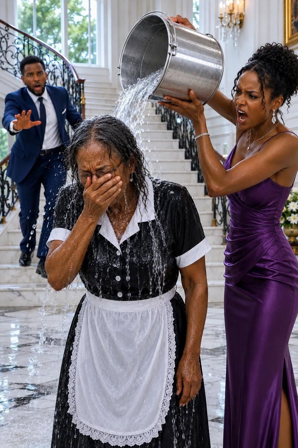 I disguised myself as a housekeeper to test my son’s fiancée before their wedding. The moment she saw my worn uniform, she sneered, “You look