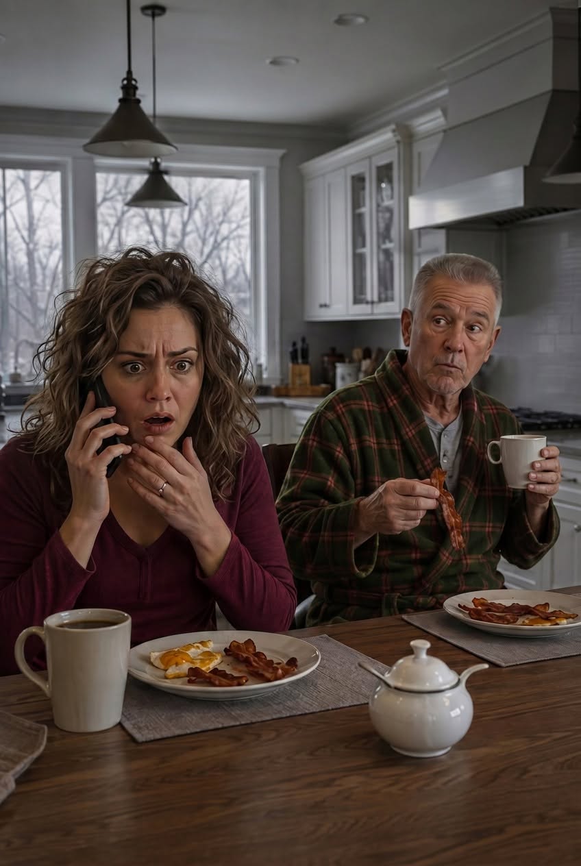 My Sister Called to Tell Me Our Father Was D.ead While He Sat Beside Me Eating Bacon. She Had No Idea the Lie She Told That Morning Would Uncover the Secret Our Family Had Buried for Thirty-Two Years.