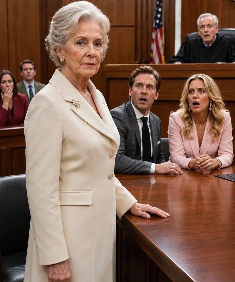 My son and daughter-in-law started to laugh when i entered the courtroom: “Ha-ha, now we’re going to leave her with nothing.” But they didn’t know one thing about me, and as soon as the judge looked at me, he said: “Mrs. Eleanor Vance? Is that you?”